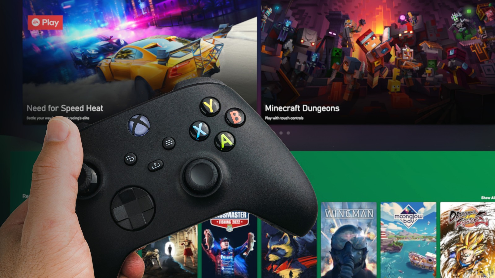 Microsoft Xbox Home UI